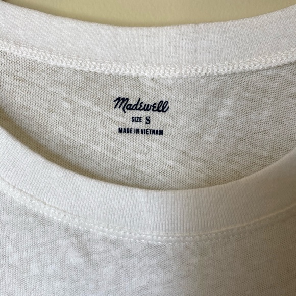 Madewell size small white top - Picture 2 of 3